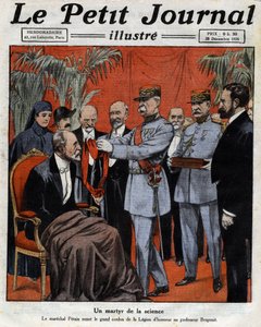 Un martire della scienza: il maresciallo Philippe Pétain (1856-1951) consegnò il gran cordone della Legion d