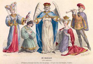 Un matrimonio nel XVI secolo - collezione privata da Anonymous Anonymous