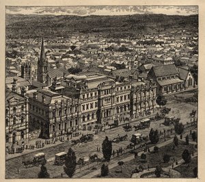 Adelaide - Australia - 1890 - incisione 1890