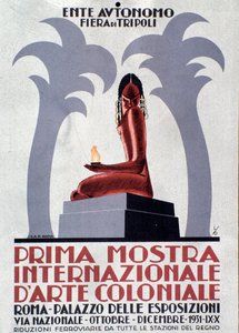 Manifesto pubblicitario per la Prima esposizione d