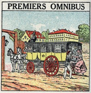 Trazione animale: primo omnibus apparso in Francia sotto Carlo X. da Anonymous Anonymous