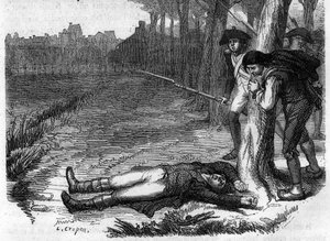 Arresto di Charles Jean Marie Barbaroux (1767-1794), politico francese nel 1793 - Incisione in "Histoire des Girondins" di Alphonse de Lamartine 1865-1866 - Collezione privata da Anonymous Anonymous