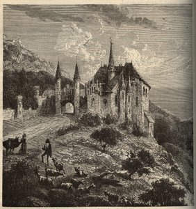 Chateau du Montet - Vandoeuvre-les-Nancy - Lorena - incisione in 