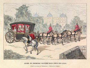 Carrozza, regno di Luigi XIII di Francia da Anonymous Anonymous