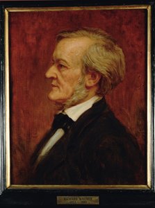 Il compositore Richard Wagner ... (dipinto su tela) da Anonymous Anonymous