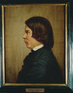 Il compositore Robert Schumann ... (dipinto su tela)