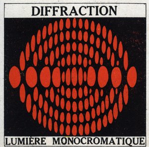 Diffrazione: luce monocromatica. Illustrazione anonima del 1925. Collezione privata. da Anonymous Anonymous