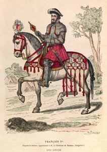 Ritratto equestre di Francesco I (1494 - 1547), re di Francia, collezione privata