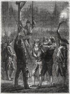 Esecuzione di Thomas de Mahy (1744-1790), Marchese de Favras - Parigi, 19 febbraio da Anonymous Anonymous
