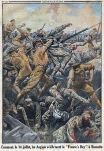 Prima Guerra Mondiale 1914-1918. Battaglia di Crete Bazentin il 13 e 14 luglio 1916 dove gli inglesi si opposero all