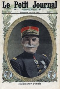 Prima Guerra Mondiale 1914-1918. Ritratto del Generale francese Pierre Dubois (1852-1924). In "Le Petite Journal", 18/06/1916. Collezione privata da Anonymous Anonymous