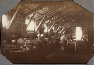 Prima Guerra Mondiale 1914-1918: baracche di soldati francesi feriti a Couville nella Manica, Bassa Normandia, Francia. Fotografia anonima maggio 1917. da Anonymous Anonymous