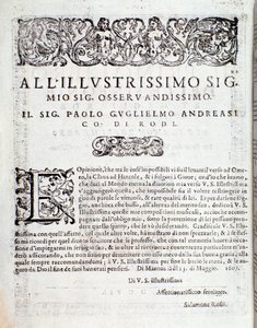 Prima pagina di Primo libro di sinfonie e gagliarde, di Salomone Rossi da Anonymous Anonymous