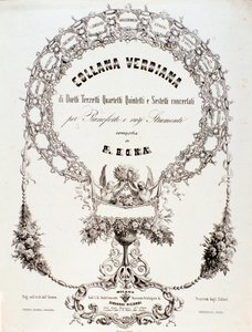 Frontespizio di una raccolta di partiture musicali di Giuseppe Verdi da Anonymous Anonymous