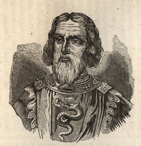 Galeas I Visconti - Galeazzo I Visconti - galeazzo primo visconti - 1277-1328 - incisione da Anonymous Anonymous