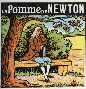 Gravitazione: la mela di Newton. Isaac Newton osserva una mela cadere da un albero e scopre le leggi della gravità terrestre. da Anonymous Anonymous