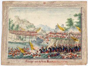 Guerra russo-turca del 1828-1829 - La battaglia sul fiume Kamchik il 15 ottobre 1828 da Anonymous Anonymous