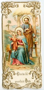 Sacra famiglia da Anonymous Anonymous