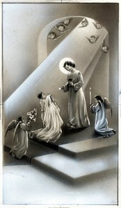 Immagine sacra: comunione, fase dell