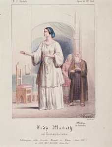 Personaggio di Lady Macbeth in Macbeth, opera di Giuseppe Verdi da Anonymous Anonymous