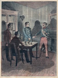 Il giuramento di Bories - incisione in 