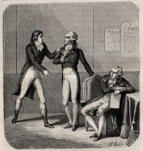Maximilien Robespierre - Louis de Saint Just (Saint-Just) da Anonymous Anonymous
