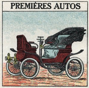 Trazione meccanica: le prime auto a benzina inventate nel 1895 da Panhard e Levassor. da Anonymous Anonymous