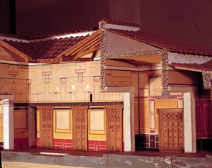 Miniatura della Casa del Poeta Tragico a Pompei da Anonymous Anonymous