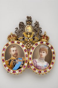Miniature di Re Giorgio V e Regina Maria (1925-1950) da Anonymous Anonymous