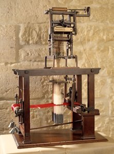 Modello di un telaio Jacquard
