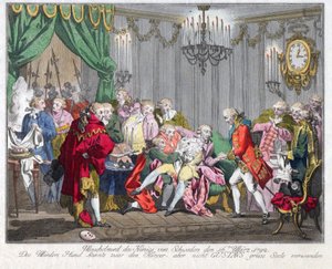 Morte di Gustavo III di Svezia (1746-1792) da Anonymous Anonymous