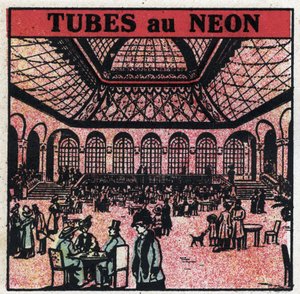 Nuove proprietà del gas: tubi al neon. Illustrazione anonima del 1925. Collezione privata. da Anonymous Anonymous