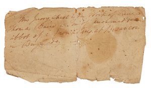 Nota per lo scrigno gotico francese in avorio, 1330 circa (carta) da Anonymous Anonymous