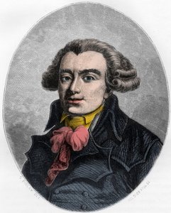 Ritratto di Pierre Victorien Vergniaud (1753-1793), politico francese Girondino - Incisione del 1863 in “The Red Book - Histoire De L