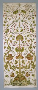Pannello da un set di tendaggi da letto, c.1705-25
