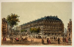 Parigi 1874: Boulevard des Capucines. Collezione privata da Anonymous Anonymous