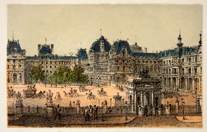 Parigi 1874: Il nuovo Louvre. Collezione privata