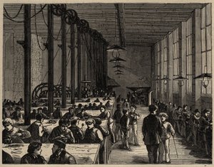 Parigi, Ecole Municipale Professionelle Diderot - incisione 1890 da Anonymous Anonymous