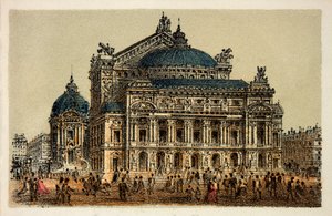 Parigi 1874: La nuova Opera (Opera Garnier) da Anonymous Anonymous