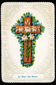 Immagine pia: Croce con fiori