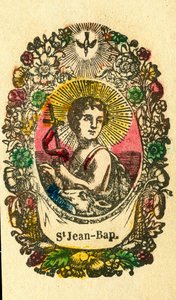 Immagine pia: San Giovanni Battista (stampa di Epinal) da Anonymous Anonymous