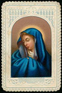 Immagine pia: Vergine Maria (incisione) da Anonymous Anonymous