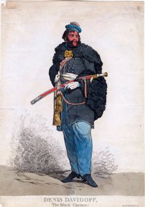 Ritratto di Denis Davydov (Davidoff) (1784-1839) da Anonymous Anonymous