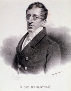 Ritratto di Alexis de Garaude (1779-1852), compositore francese. XIX secolo da Anonymous Anonymous