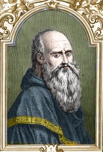 Ritratto di Bernardino de Scapis detto Bernardino Luini (1481-1532) pittore italiano. Incisione del 1859 in "Le gallerie d