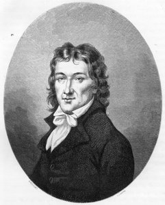 Ritratto di Camille Desmoulins (1760-1794) pubblicista e politico - Incisione del 1863 in "Le Livre Rouge - Histoire De L