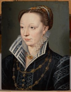 Ritratto di Claude Catherine de Clermont-Tonnerre, Duchessa di Retz, c.1571 da Anonymous Anonymous