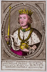 Ritratto di Edoardo II (1284-1327) re d