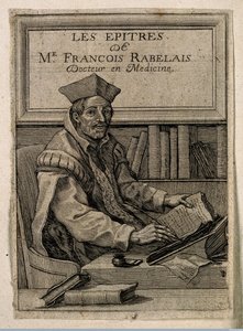 Ritratto di François Rabelais (1494-1553) da Anonymous Anonymous