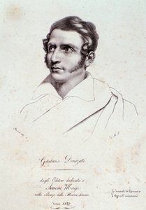 Ritratto di Gaetano Donizetti da Anonymous Anonymous